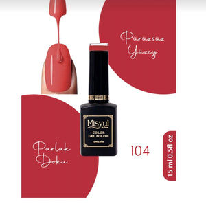 Misyul Kalıcı Oje, UV Led Kalıcı Oje Nail Art 15ml