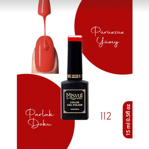 Misyul Kalıcı Oje, UV Led Kalıcı Oje Nail Art 15ml