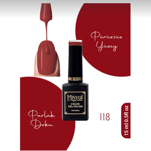 Misyul Kalıcı Oje, UV Led Kalıcı Oje Nail Art 15ml