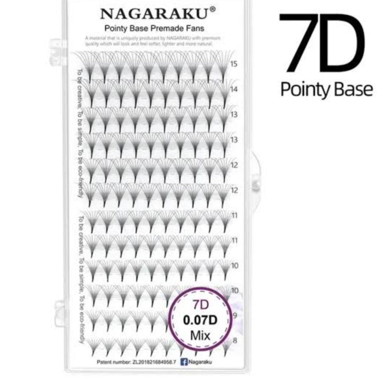 HAZIR DEMET 7D İPEK KİRPİK MİX KUTU D KIVRIM