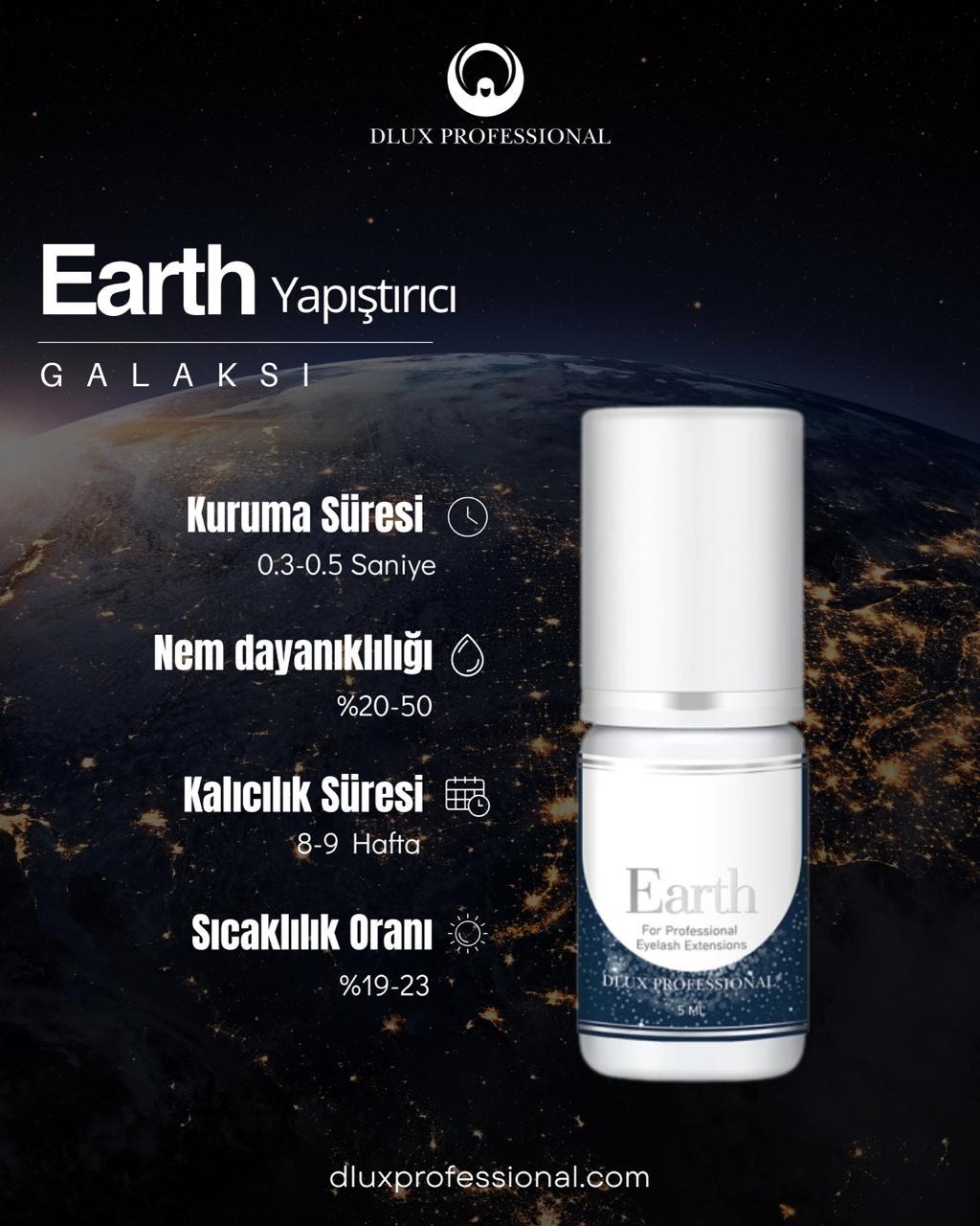 Dlux Earth Ipek Kirpik Yapıştırıcı 5 ml