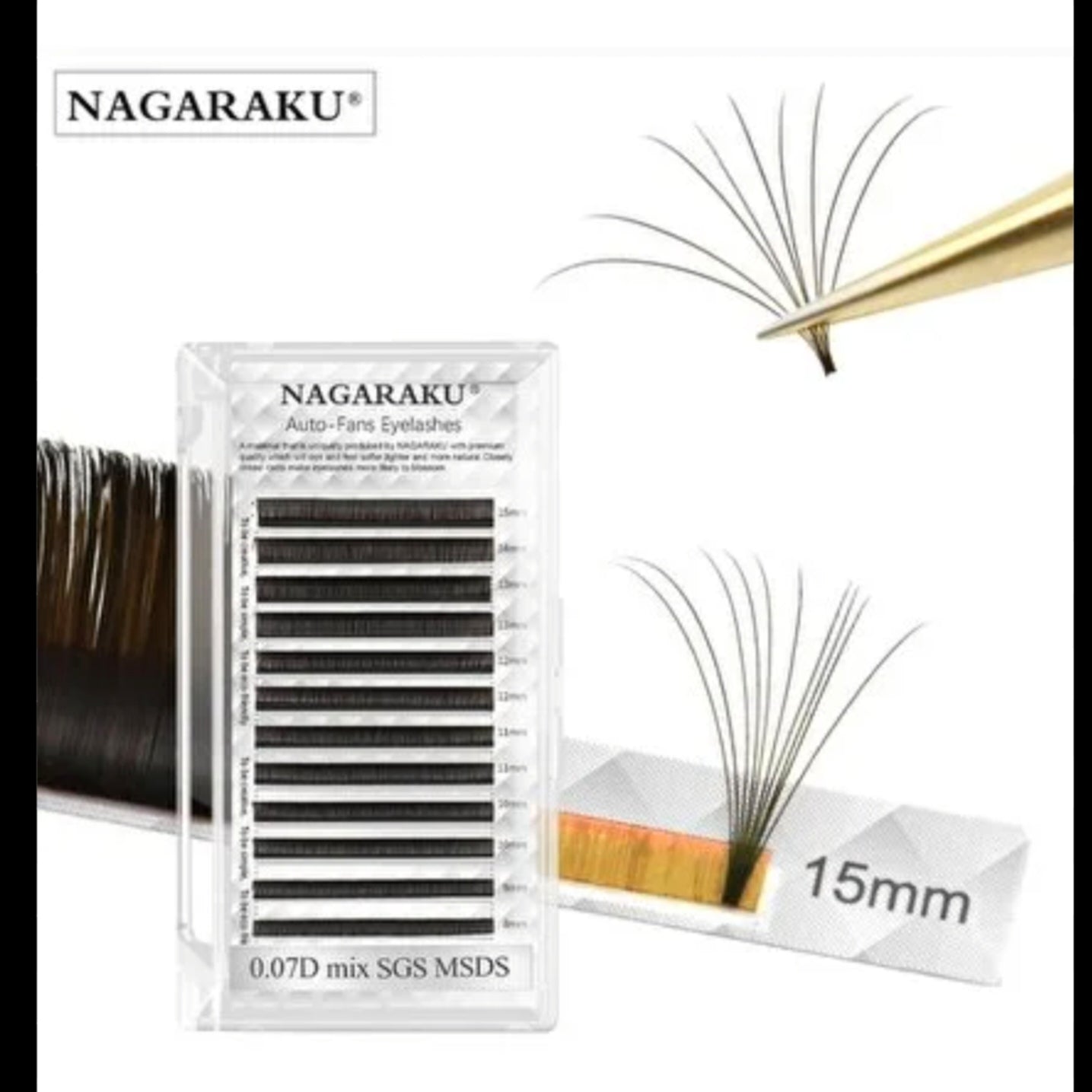 ÇEK BIRAK KAHVERENGİ 07 D KIVRIM MİX İPEK KİRPİK