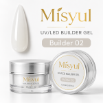 02 Misyul 30 ml. Protez Tırnak Profesyonel Jeli Builder Gel Beyaz