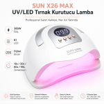 X26 UV/LED Tırnak Kurutucu 81 LED 380W Kalıcı Oje ve Protez Tırnak Lambası